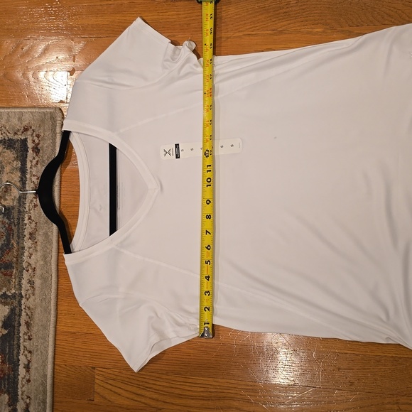 XERSION WOMENS WHITE ATHLETIC  SHORT SLEEVES TEE SIZE SMALL - Picture 6 of 12